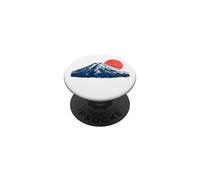 Fuji Montagne Sakura Japon Zen Origami esthétique PopSockets PopGrip Adhésif