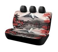Fuji Mountain Housses de siège arrière pour voitures - Ajustement universel - Accessoires d'intérieur pour animaux domestiques et enfants - Utilisation quotidienne