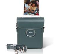 Fuji Square Link Case-SQ Link Protective Case for Instax Square Link Printer Smartphone,Green,Faux Leather