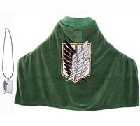 FUJIAXIANG attack aot on titan hoodie blanket cape - Licence Officielle