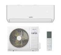 FUJICOOL T-PRO Climatiseur réversible Split Inverter Wi-Fi, 12000 BTU, ultra silencieux 19 dB, R32, FreeMatch, Auto-clean, I-FEEL, A++ refroidissement A+ chauffage, TUYA