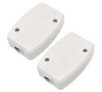 FUJIE 2Pcs Electrique Boîte de Jonction à 3 pôles Connecteur de Câble électrique Boîtier de Raccordement - Blanc
