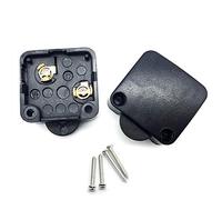FUJIE 2Pcs Interrupteur Automatique Encastré à Contact Momentané Interrupteur de Porte de Meuble, Noir