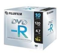 FUJIFILM - 10 x DVD-R - 4.7 Go (120 minutes) 16x - boîtier CD G