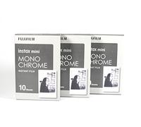 Fujifilm 16531958 instax 3 x 10 Film mini caméra, Monochrome Ww1 Noir/Blanc