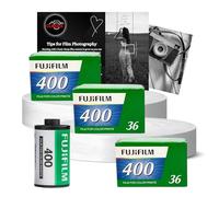 Fujifilm 400 Lot de 3 Pellicules Argentiques de 35 mm avec 36 poses et carte d'astuces pour appareil photo Clikoze