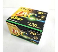 Fujifilm 5 pcs. mini cassette dv 80 min SP MODE 120 MINUTES LP MODE