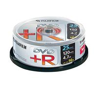Fujifilm DVD+R X Spindle (4,7 Go 16X) Tour de 25 Silver