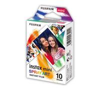 Fujifilm Film instantané Instax Mini - Spray Art - Pack de 10 photos