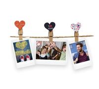 Fujifilm Instax Design Clips Set de 10 motifs coeur avec aimant