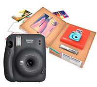 Fujifilm Instax Mini 11 Charbon/Appareil Photo instantané/Big Adventures Bundle