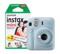 Fujifilm Appareil photo instantané Instax Mini 12 Pack de 20 pellicules Bleu pastel