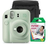 Fujifilm Instax Mini 12, Ensemble appareil photo ,vert menthe, avec 10 films et étui