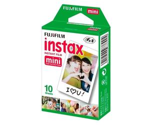 Fujifilm Instax Mini - Pack de 10 Films Photo Instantanés - Compatible Instax Mini (46x62 mm)