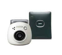 Fujifilm INSTAX PAL digital camera, Milky White + printer SQUARE Link, Green | ✅ Offres d'hiver