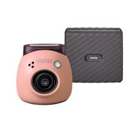 Fujifilm INSTAX PAL digital camera, Powder Pink + printer Link WIDE, Mocha Gray | ✅ Black Friday