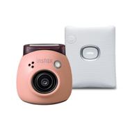 Fujifilm INSTAX PAL digital camera, Powder Pink + printer SQUARE Link, White | ✅ Offres d'hiver