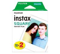 Film Fujifilm Instax Square Bi-Pack 2 x 10 poses avec cadre blanc