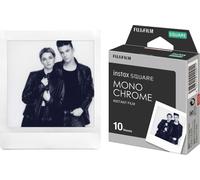 Fujifilm | Instax Square Monochrome (10pl) natychmiastowa karta fotograficzna | 86 x 72 mm | Obszar zdjęcia: 62 × 62 mm | Zestaw 10