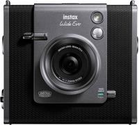 Fujifilm Instax Wide Evo Appareil photo à développement instantané noir Bluetooth, batterie intégrée, avec flash intégré