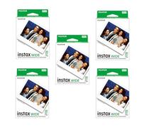 Fujifilm instax WIDE Lot de 5 films instantanés pour Fuji instax WIDE 210 200 100 300