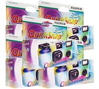 Fujifilm Quicksnap Flash - Lot de 5 appareils photo jetables - 27 photos avec flash