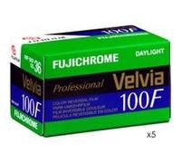 Fujifilm Velvia 100 F Pellicule Photo Inversible Couleur Format 135 Propack 5 films 36 poses