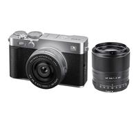 Fujifilm - X-E5 Argent + 23mm F2.8 R WR + Viltrox AF 56mm F1.4