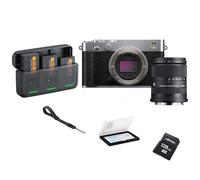 Fujifilm - X-E5 Argent + Sigma 18-50mm F2.8 + Pack Accessoires #1 Kit Essentiel