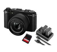 Fujifilm - X-M5 Noir + 15-45mm + chargeur + 2 batteries suppl. + carte 64 Go