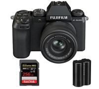 Fujifilm X-S20 Kit 15-45mm Noir+Batterie Fujifilm NP-W235+SanDisk 256Go Extreme Pro SDXC UHS-II U3 V90 300Mo/s