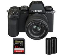 Fujifilm X-S20 Kit 15-45mm Noir+Batterie Fujifilm NP-W235+SanDisk 64Go Extreme Pro SDXC UHS-II U3 V90 300Mo/s
