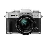 Fujifilm X-T10 Appareil Photo Hybride Ecran LCD 3" (7,62 cm) 16,3 Mpix Kit Boîtier Argent + Objectif XC 16-50 mm II