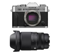 Fujifilm Appareil photo hybride X-T30 III + Objectif Sigma 16-300mm f/3.5-6.7 DC OS Argent