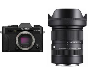 FUJIFILM X-T30 III Noir + SIGMA 18-50mm f/2.8 DC DN Fuji X