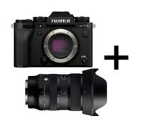 Fujifilm X-T5 noir + Sigma 17-40mm f/1.8 DC Art monture Fujifilm X