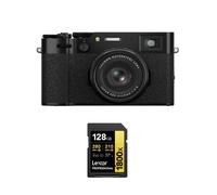 FUJIFILM X100VI 40.2 mpix Noir + Lexar 128 Go 1800x UHS-II