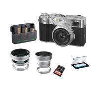 Fujifilm - X100VI Argent + Pack Accessoires #6 Kit Ultime
