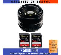Fujifilm XF 35mm f1.4 R + 2 SanDisk 64GB UHS-II 300 MB/s + Guide PDF MCZ DIRECT '20 TECHNIQUES POUR RÉUSSIR VOS PHOTOS