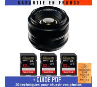 Fujifilm XF 35mm f1.4 R + 3 SanDisk 32GB UHS-II 300 MB/s + Guide PDF MCZ DIRECT '20 TECHNIQUES POUR RÉUSSIR VOS PHOTOS