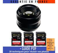 Fujifilm XF 35mm f1.4 R + 3 SanDisk 64GB UHS-II 300 MB/s + Guide PDF MCZ DIRECT '20 TECHNIQUES POUR RÉUSSIR VOS PHOTOS