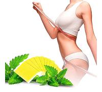 Fujimint Patch, 100Pcs Natural Herbal Abdomen Body Shaping Patch, Japanese Mint Patch, Weight Loss Slimming Patch, Herbal Waist Trim Mint Patch