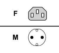 Fujitsu - Câble d'alimentation - IEC 60320 C13 pour CEE 7/7 (M) - 1.8 m - gris - pour PRIMERGY RX2530 M4, RX2530 M5, RX2530 M6, RX2540 M5, RX2540 M6, TX1320 M4, TX2550 M5
