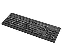 Fujitsu KB410 clavier USB QWERTY Noir - Claviers (Standard, Avec fil, USB, Clavier mécanique, QWERTY, Noir)
