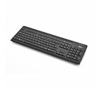 Fujitsu KB410 USB QWERTY Noir - Claviers (Standard, Avec fil, USB, Clavier mécanique, QWERTY, Noir)