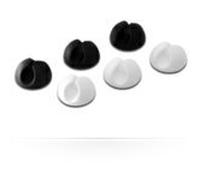 Fujitsu Microconnect CABLEMANA-5 Black,White 6pc(s) Cable clamp - Cable Clamps (Black, White)