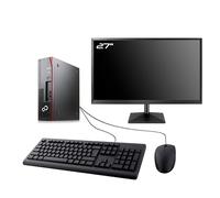 Fujitsu PC D538 SFF Ecran 27" Intel I3-8100 RAM 16Go SSD 4To WiFi W11