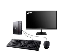 Fujitsu PC Q956 Mini Tiny Ecran 27" Intel I3-6100T RAM 16Go SSD 2To W11 WiFi