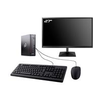 Fujitsu PC Q956 Mini Tiny Ecran 27" Intel I7-6700T RAM 16Go SSD 2To W11 WiFi