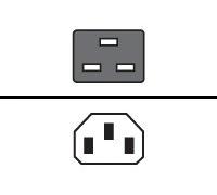 Fujitsu Power Cord iEC320 c19 vers iEC 320-c14 iEC32